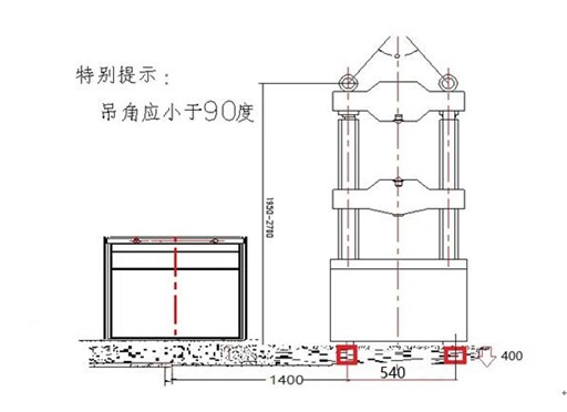 600KN電液伺服液壓萬能試驗機安裝